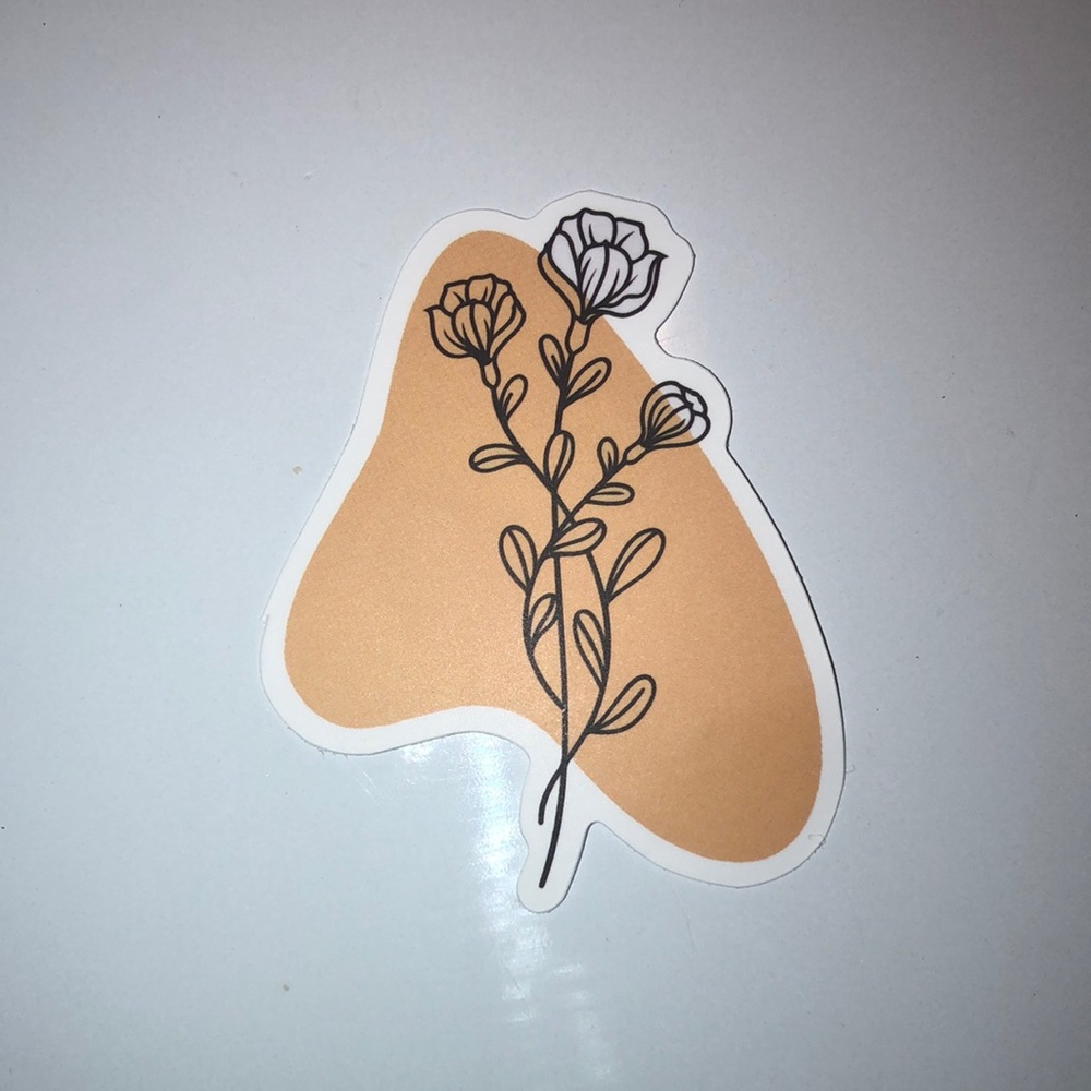 Delicate Flower Sticker - Picture 1 of 1